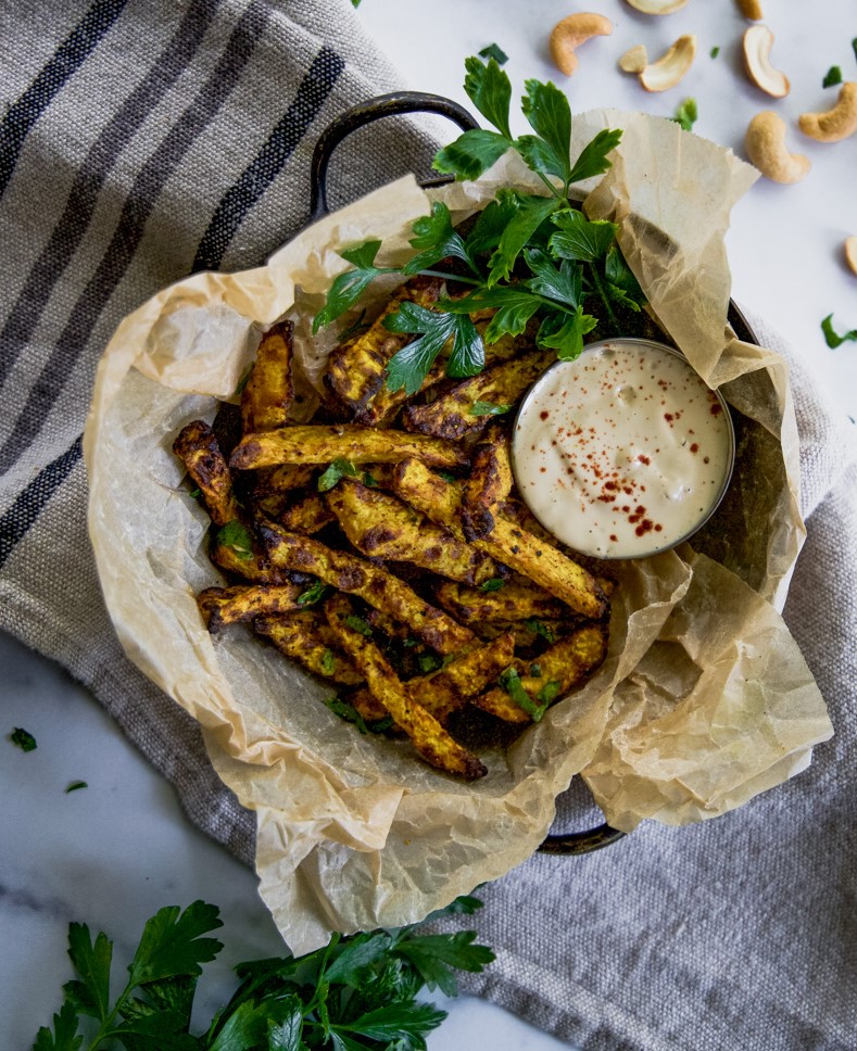 Paleo Air Fried Jicama Fries Healthy Hill